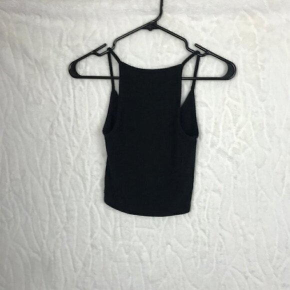 Aritzia  - Community Black Cropped Tank Size XS - Picture 3 of 4